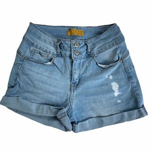 Fashion nova high waisted sculpting denim shorts